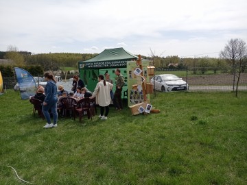 Piknik dla uchodźców z Ukrainy 30 kwietnia 2022r. GPCKiE w Plichtowie, 